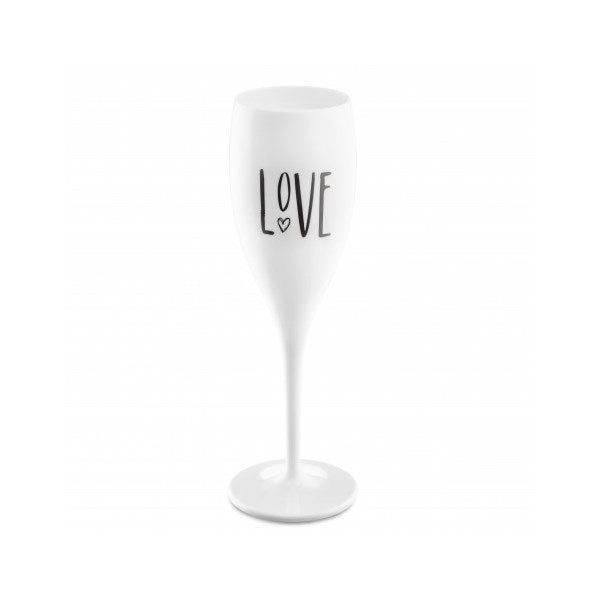 CHAMPAGNEGLAS LOVE VITT CHEERS