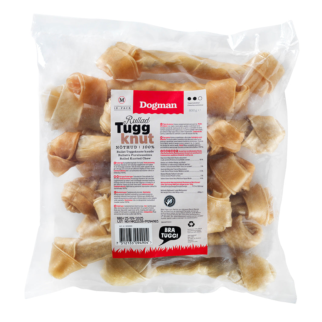 Tuggknut Rullad 10p Brun 20-21cm