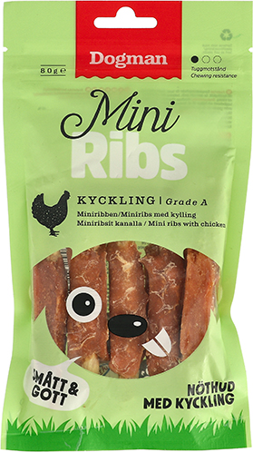 Miniribs Med Kyckling 80g