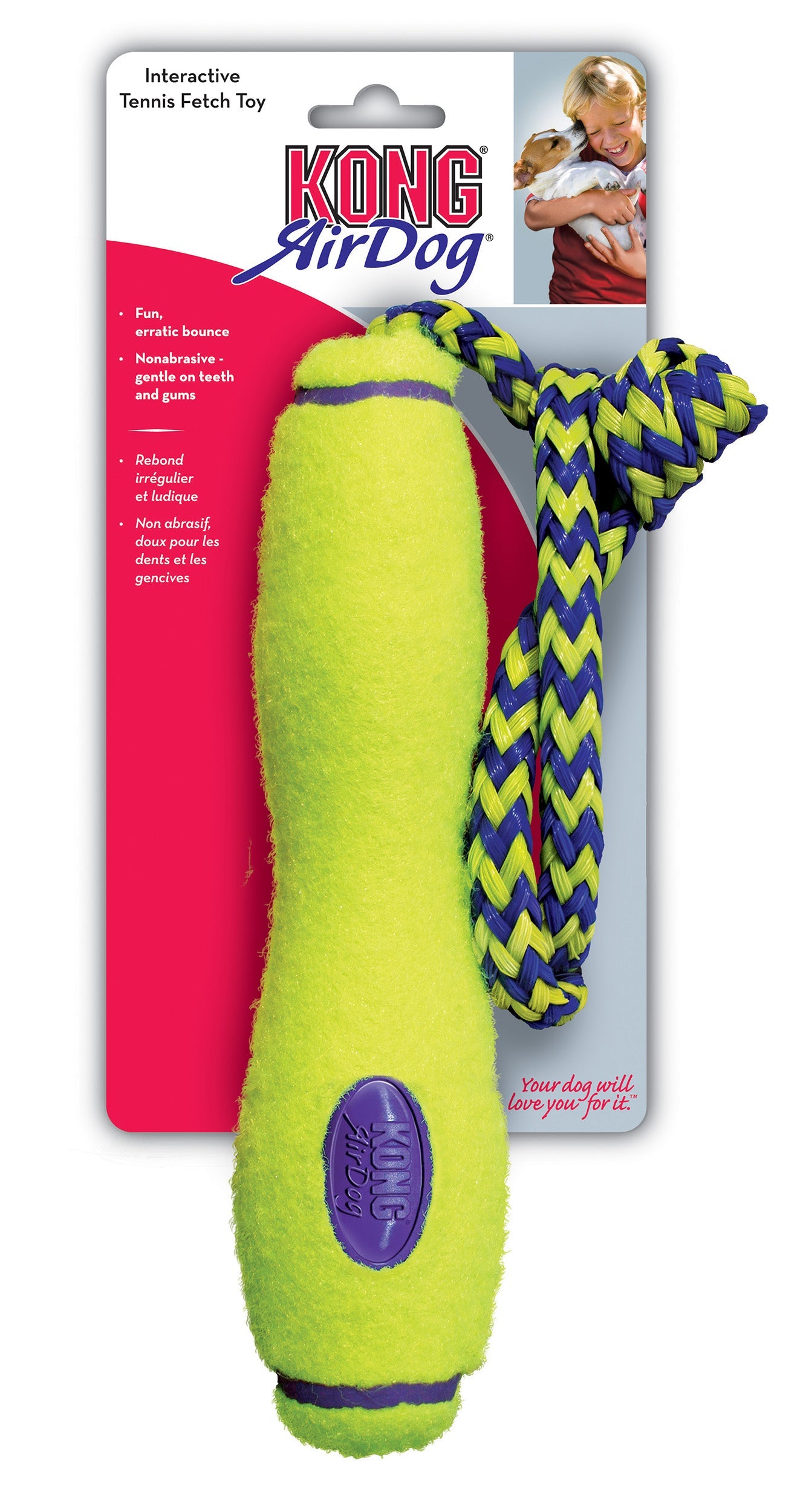 Leksak Airdog Fetchstick Med Rep Gul M