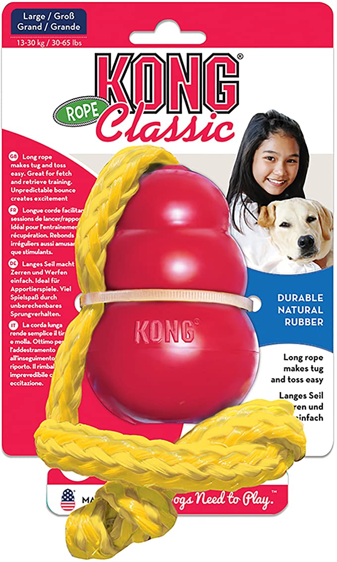 Classic Med Rep Röd L Hundleksak