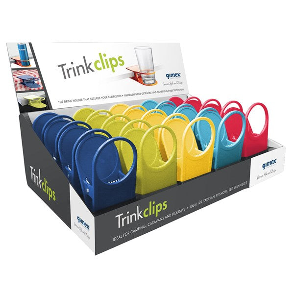 BORD CLIPS 20 PACK BLANDADE FÄRGER