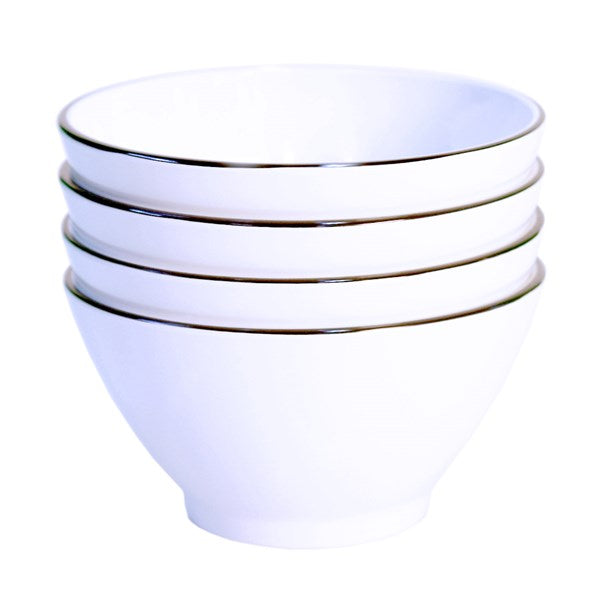 SKÅLSET LINNEA BLACK 4-PACK