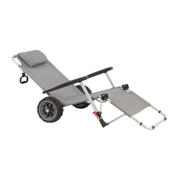 STRANDSTOL/VAGN WECAMP. GRÅ