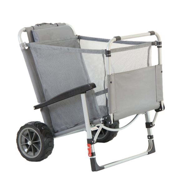 STRANDSTOL/VAGN WECAMP. GRÅ