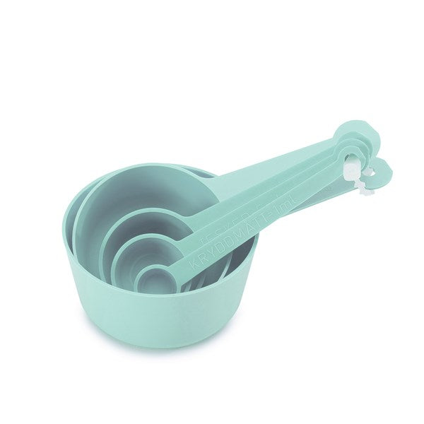 MÅTTSATS TURKOS 5-DELAR 1 DL,1/2 DL,1 MSK,1 KRM