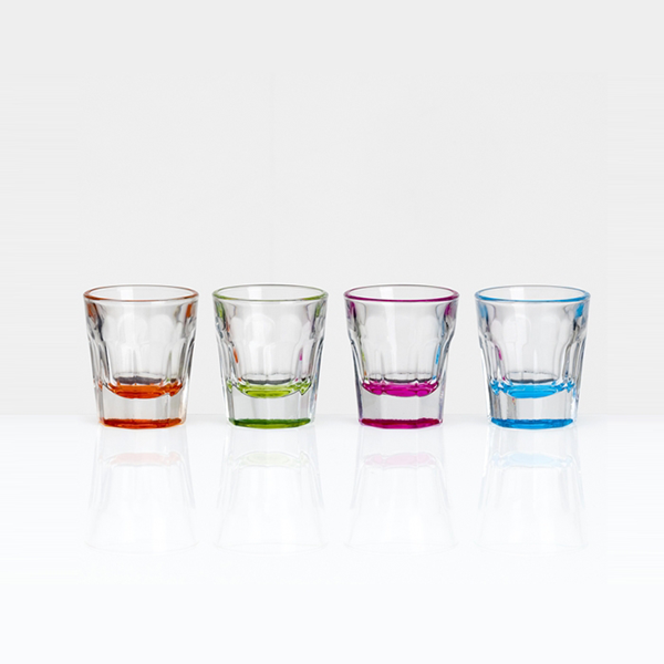 SNAPSGLAS 50ML. POLYKARBONAT 4-PACK