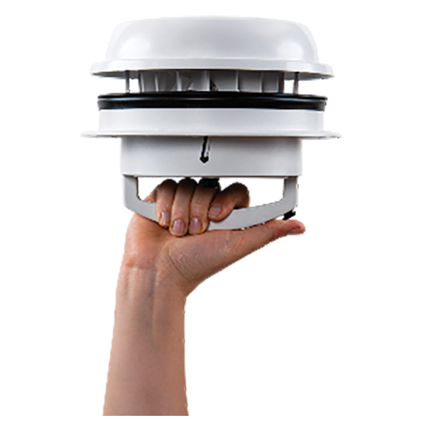 FLÄKT MAXXFAN DOME SVART 12V. 220MM DIAMETER