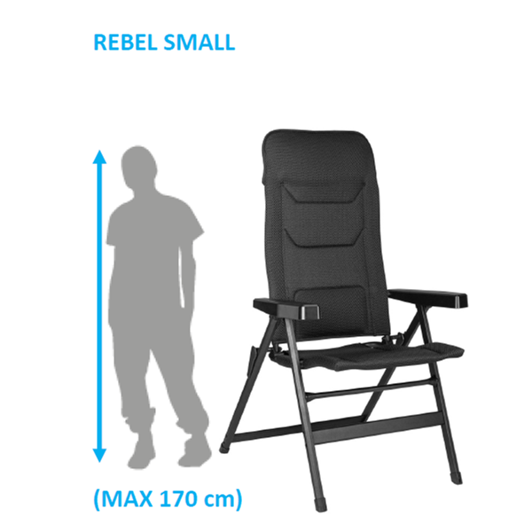 STOL REBEL PRO SMALL 46 x 44 x H46/117,5 CM