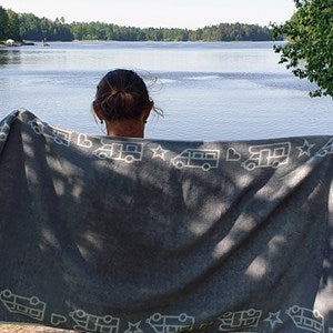 BADHANDDUK HUSBIL 70X150CM. BOMULLSFROTTÉ