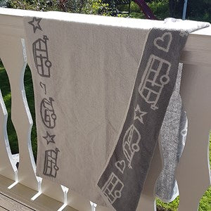 BADHANDDUK HUSVAGN 70X150CM. BOMULLSFROTTÉ