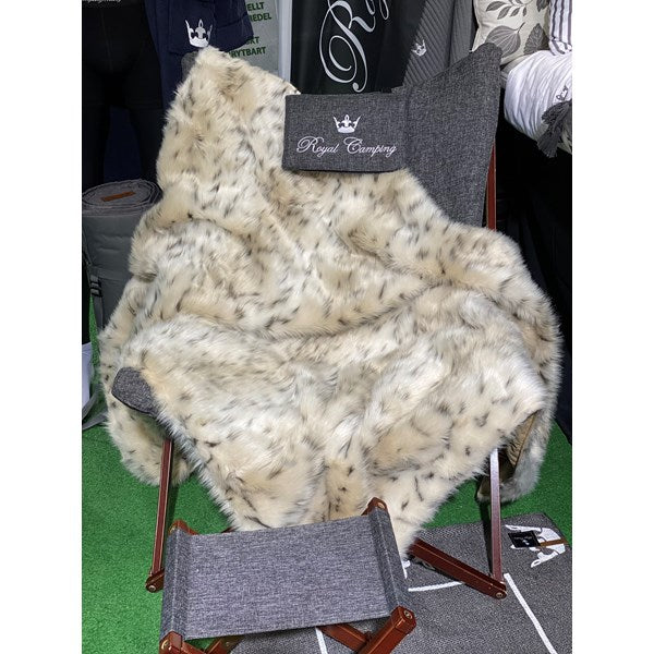 PLÄD SNÖLEOPARD ROYAL CAMPING 120X150CM