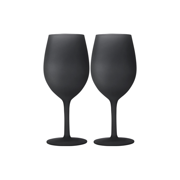 VINGLAS BLACK SATIN 60CL 2-PACK