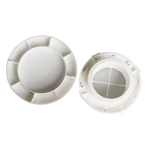 TAKVENTIL MUSHROOM VIT. HÅLMÅTT 104,5 MM