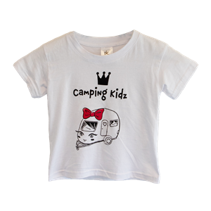 T-SHIRT CAMPING KIDZ S.98-104. HUSVAGNSTJEJEN