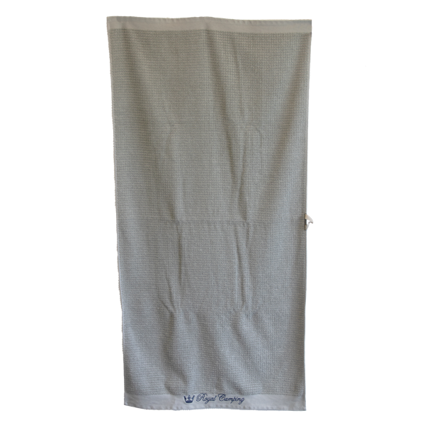 HANDDUK ROYAL CAMPING 70 X 140 CM, GRÅ