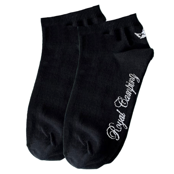 STRUMPOR ROYAL CAMPING SVARTA. STORLEK 36-40