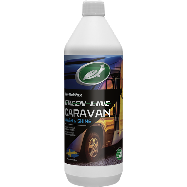 TVÄTTMEDEL CARAVAN SHINE GREENLINE. TURTLE 1-LITER