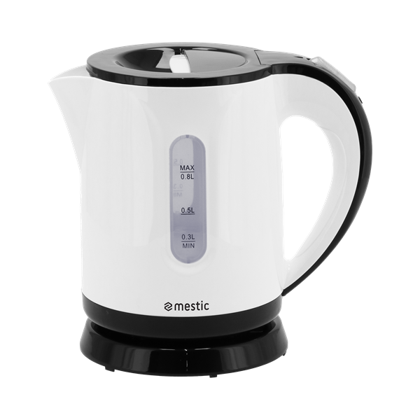 VATTENKOKARE MWC-100 BLACK/WHITE. MESTIC. 0,8L