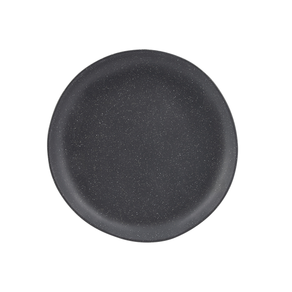 SERVIS HOXTON MÖRKGRÅ 16 DELAR. MELAMIN