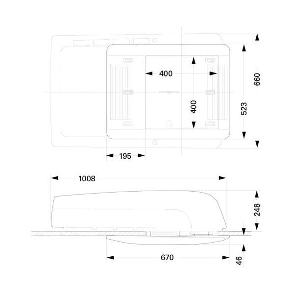 AIRCONDITION TRUMA AVENTA COMFORT. SVART