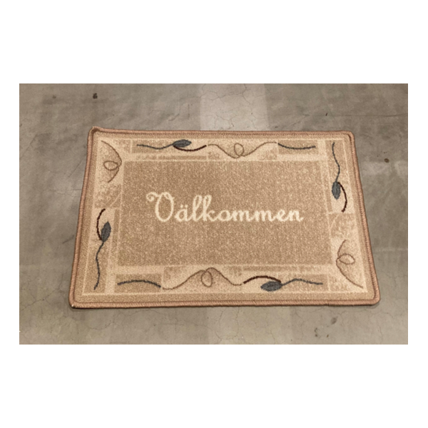 DÖRRMATTA VÄLKOMMEN BLAD 40X60 CM BEIGE