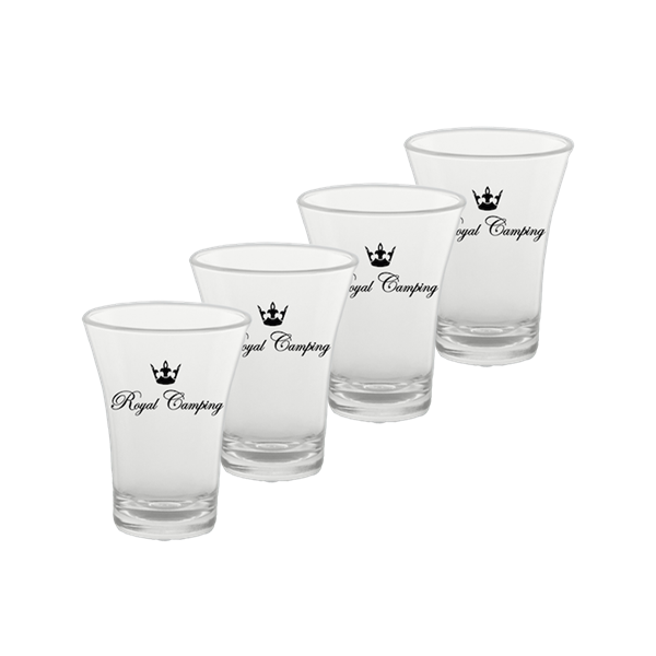 SHOTGLAS ROYAL CAMPING 4CL. 4-PACK