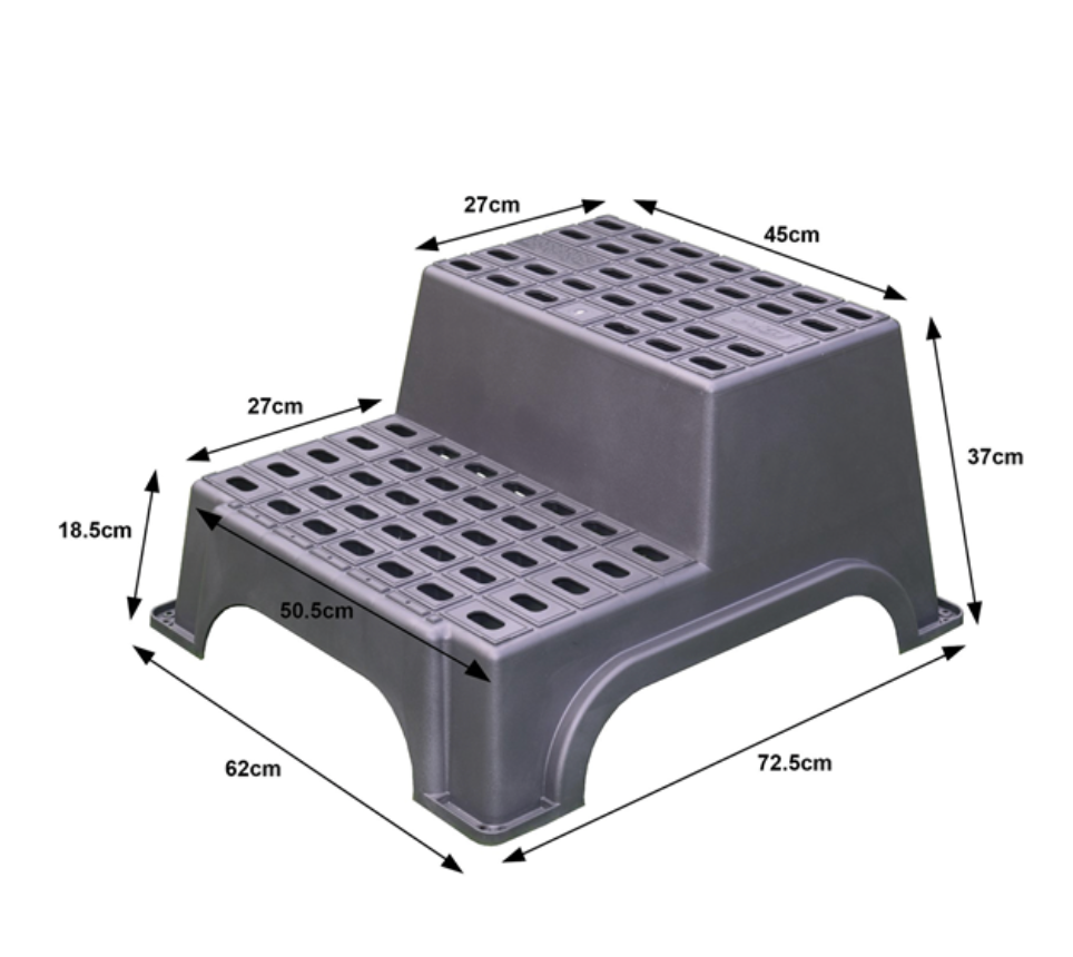 Fotsteg MGI Double 610 x 710 mm