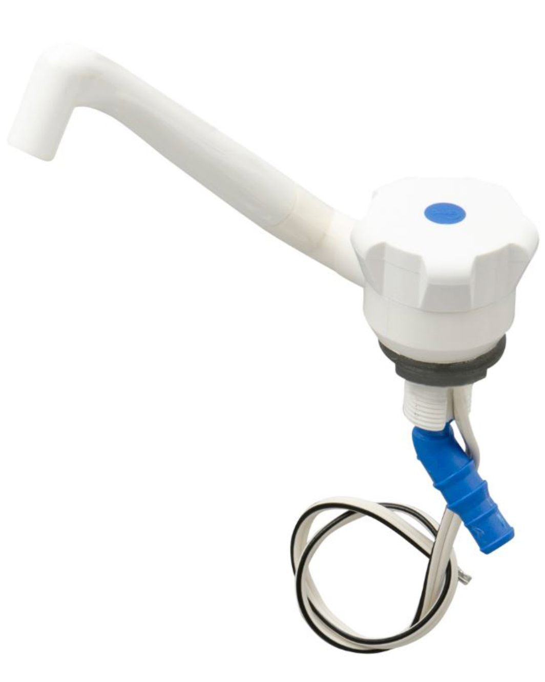 Kran Novo med strömbrytare. Vit