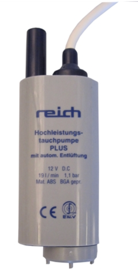 Reich Dränkpump 30-40W. 19 liter/min