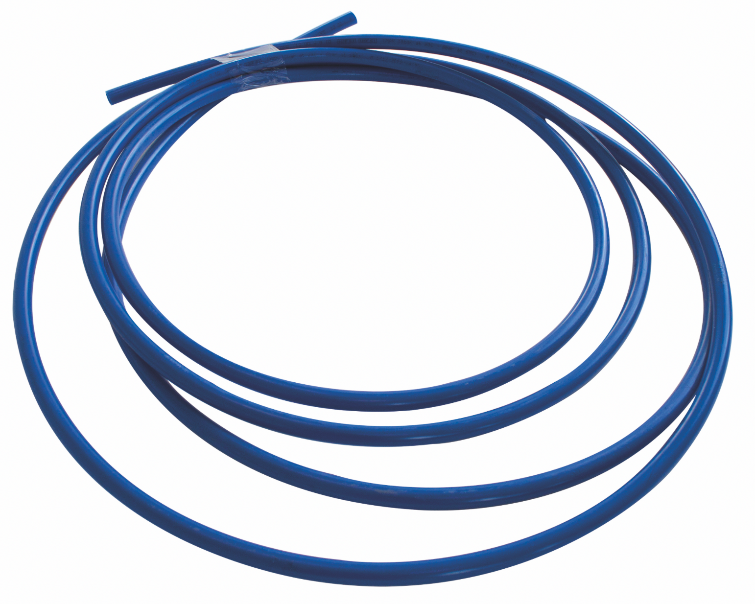 Vattenslang hård. 9 x 12 mm, blå. Längd: 5m