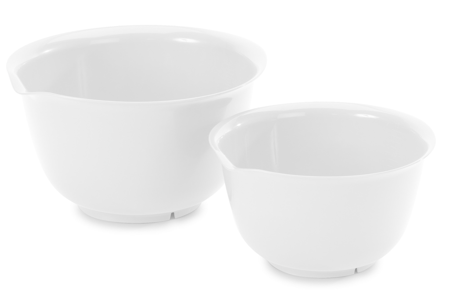 Vispskålset vit matt