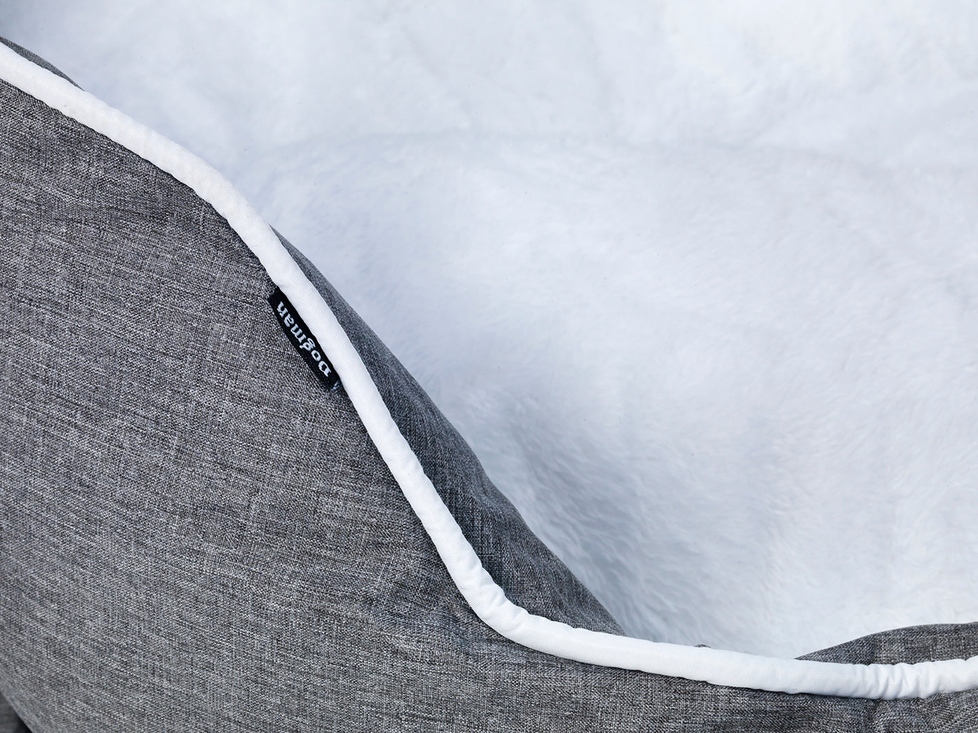 Buddy Hundbädd Oval Grå L