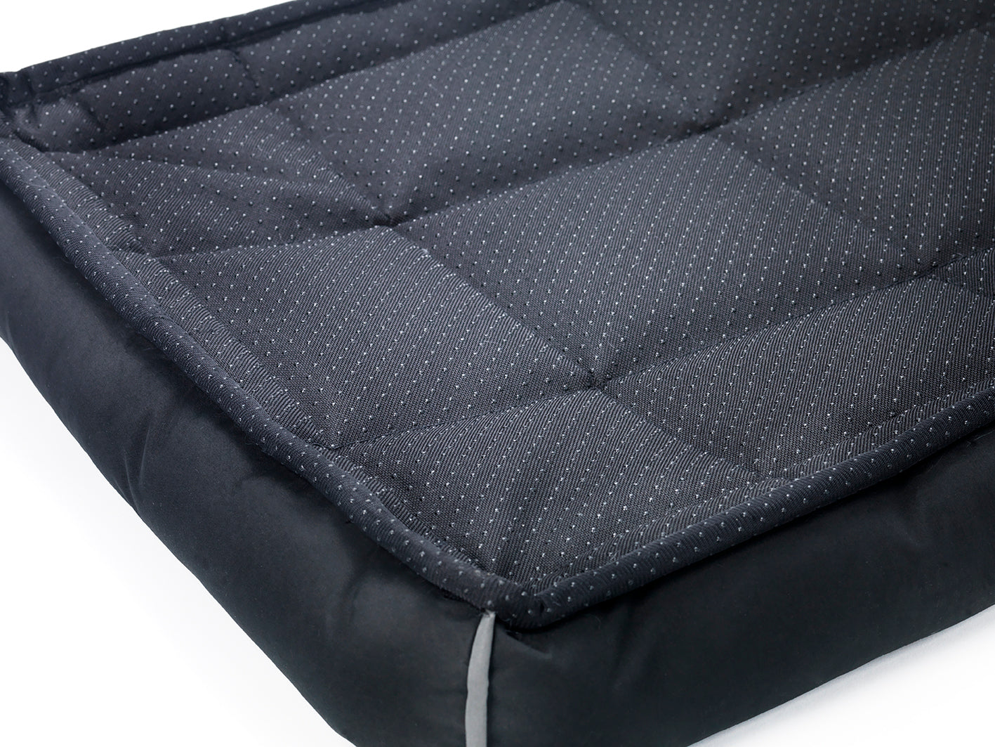 Buddy Hunddyna med kant Svart L