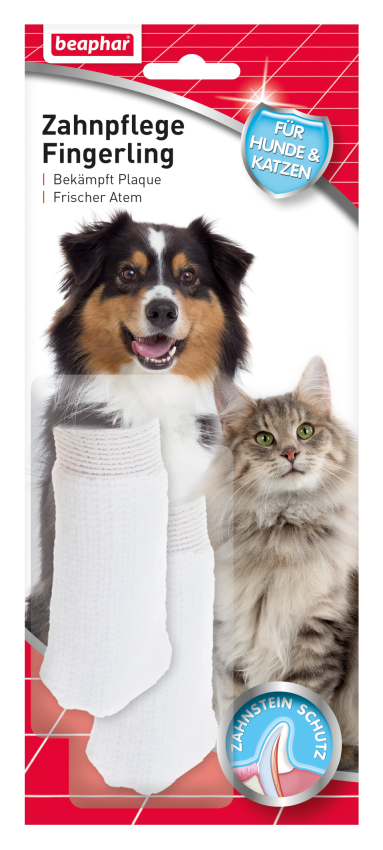 Fingertandborste Bomull 2p