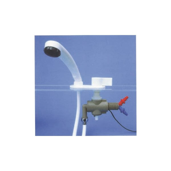 BLANDARE MONOMIX VIT MED PLATTA OCH DUSCHPIP