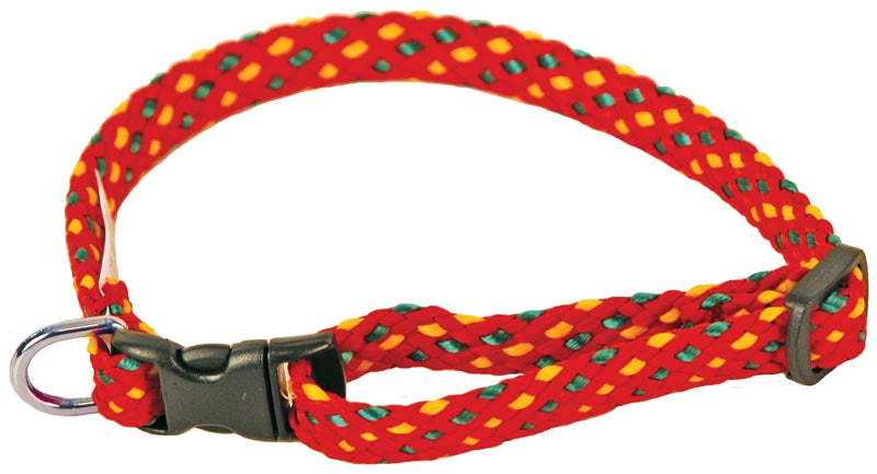 Valphalsband Ställbart Röd