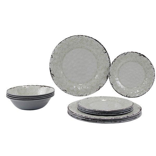 MELAMIMSERVIS STONE LINE SAND. 12-DELAR