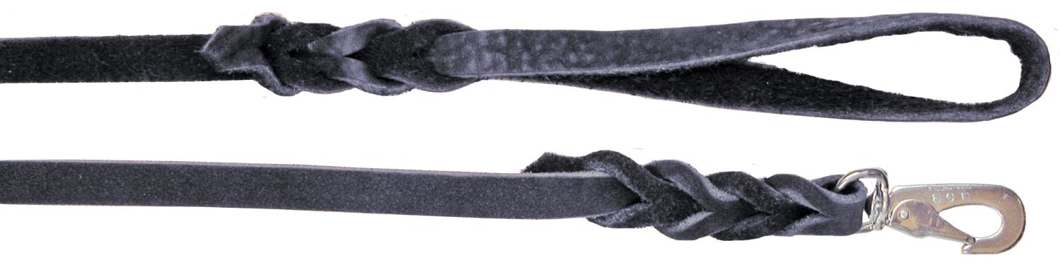 Läderkoppel Soft Svart 180cm