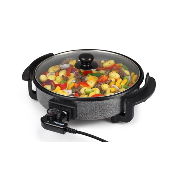 ELEKTRISK GRILLPANNA MED LOCK. 1500 WATT. 30 CM