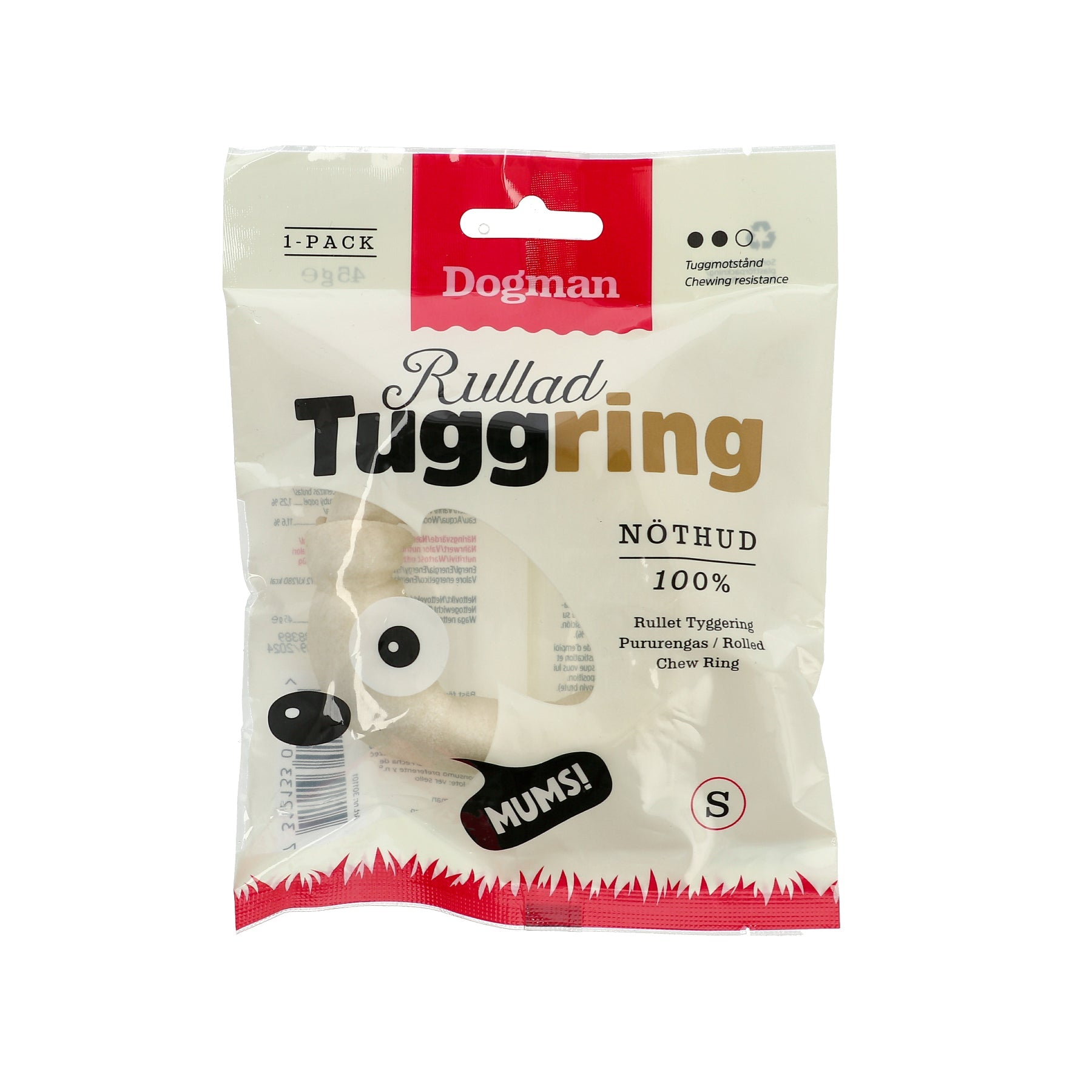 Tuggring Rullad Vit 7,5cm