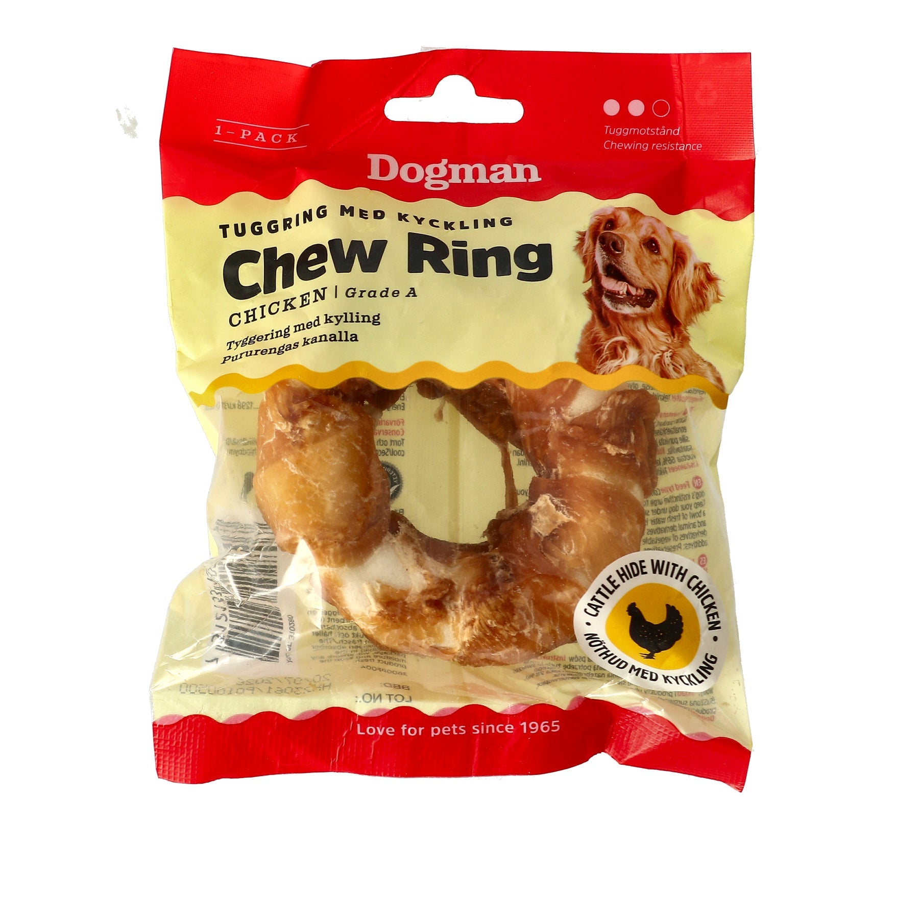 Tuggring Med Kyckling Vit 7,5cm