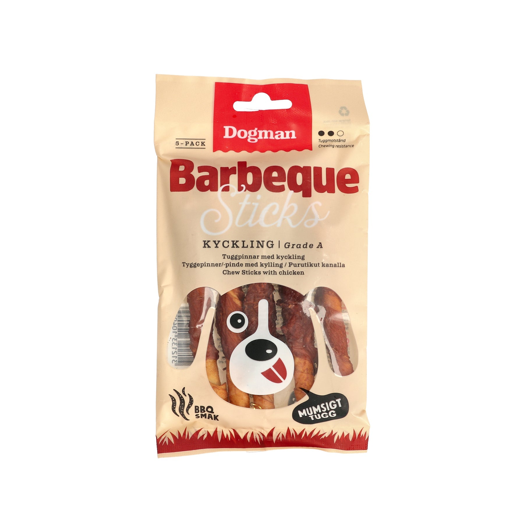 Barbeque Sticks Med Kyckling 5p 12,5cm