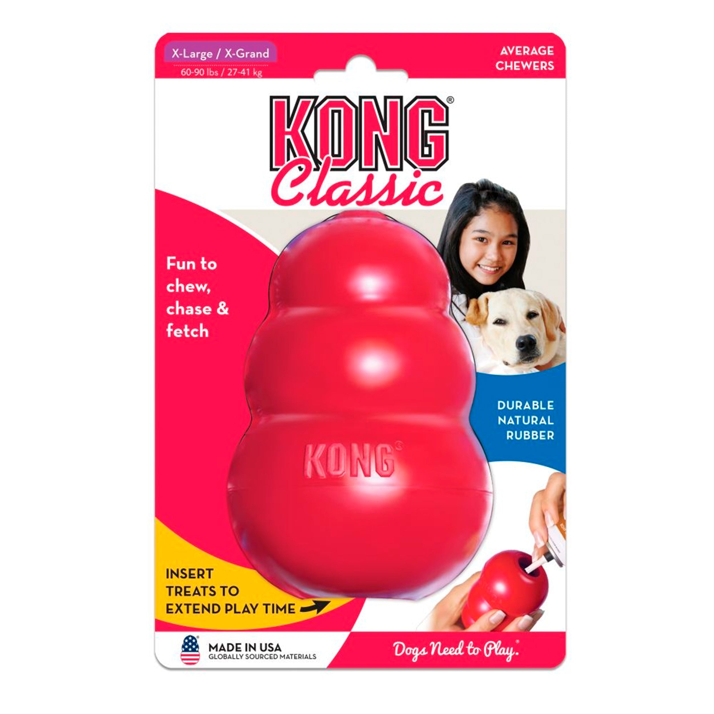 Classic Röd Xl Hundleksak