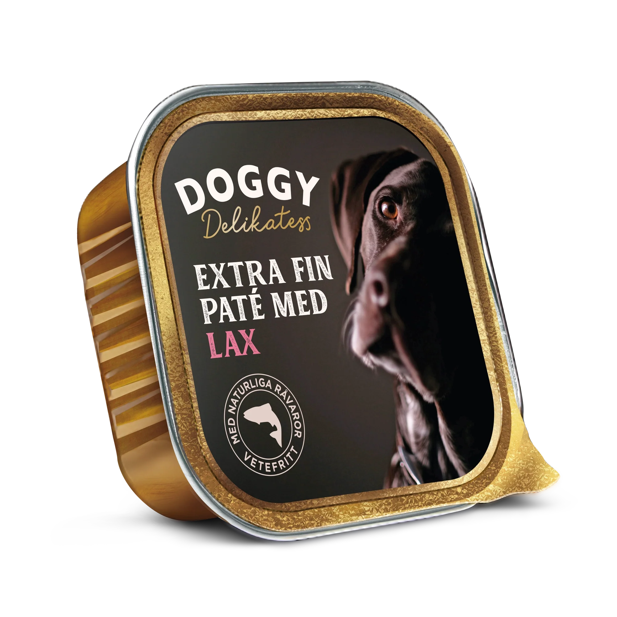 Delikatess Paté Våtfoder För Hund Med Lax 150g