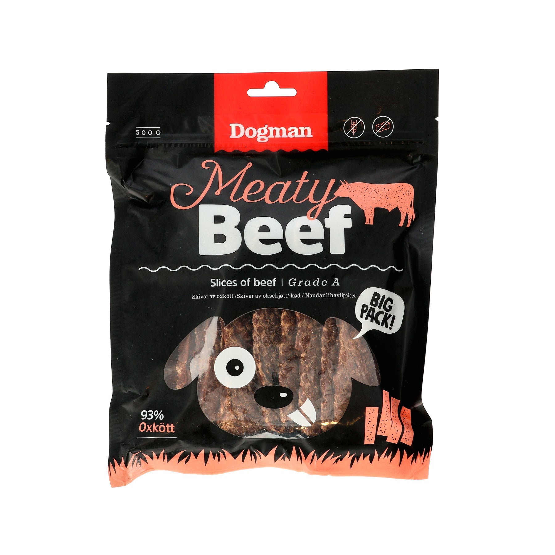 Meaty Slices Of Beef Hundgodis 300g