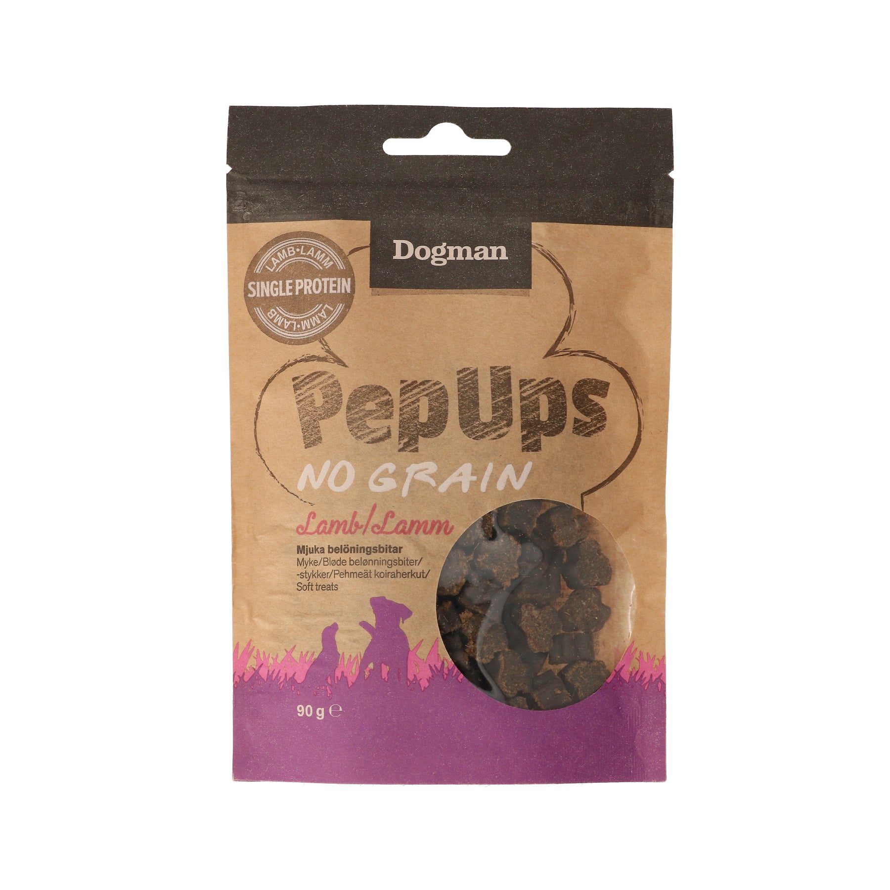Pep Ups No Grain Lamm Hundgodis 90g