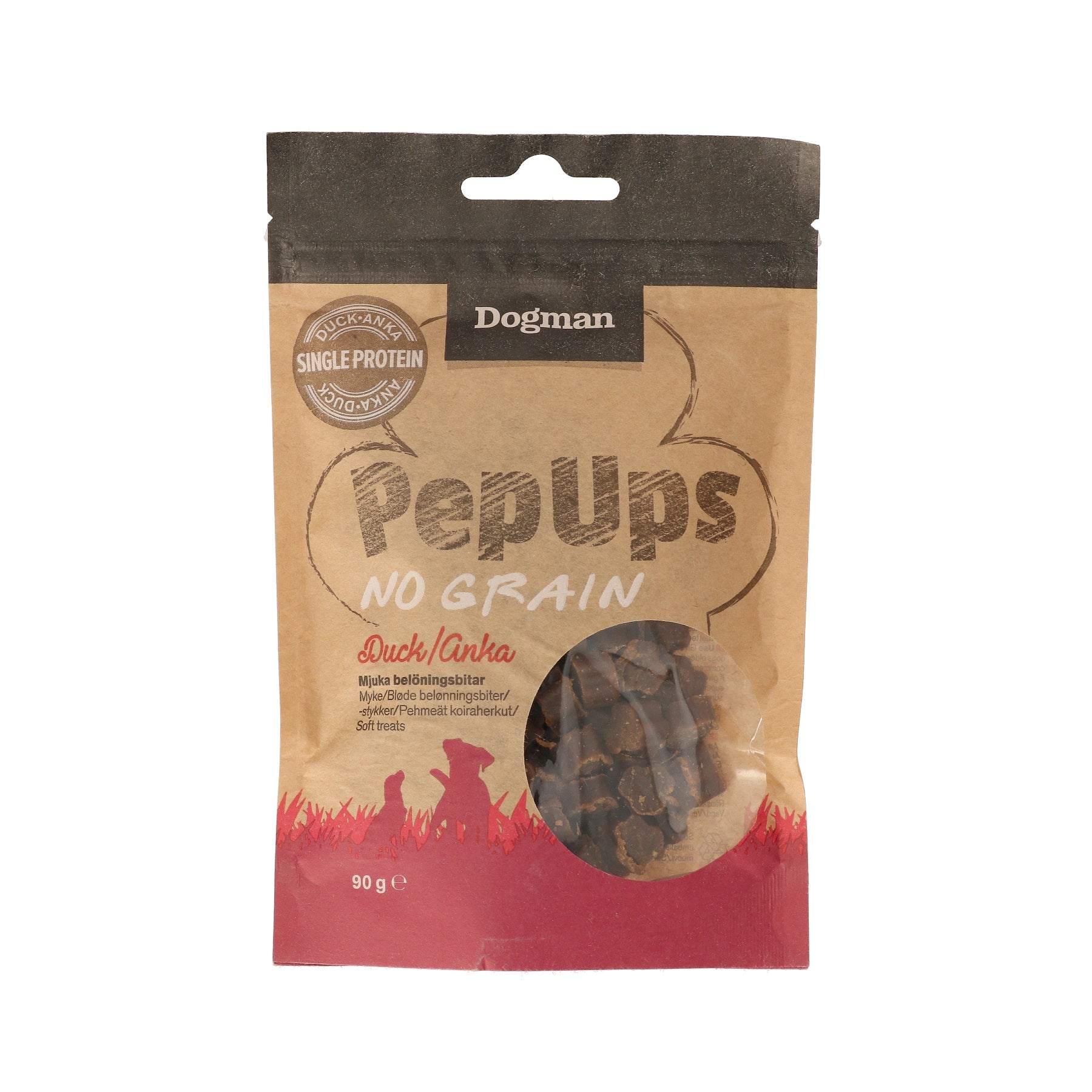 Pep Ups No Grain Anka Hundgodis 90g