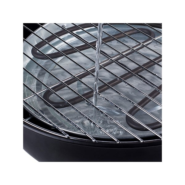 ELEKTRISK GRILL SVART DIA. 30 CM.