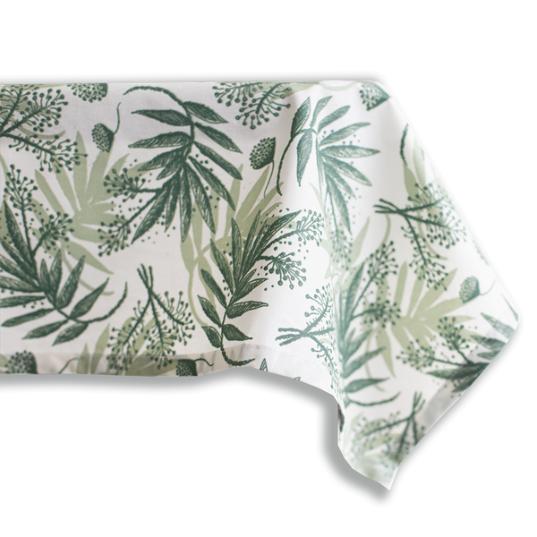 BORDSDUK GRÖN MÖNSTER 140X90 CM. ROYAL CAMPING
